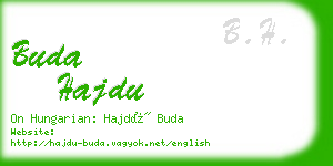 buda hajdu business card